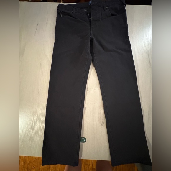 Armani Jeans Men s Straight Leg Black Denim - Picture 1 of 6